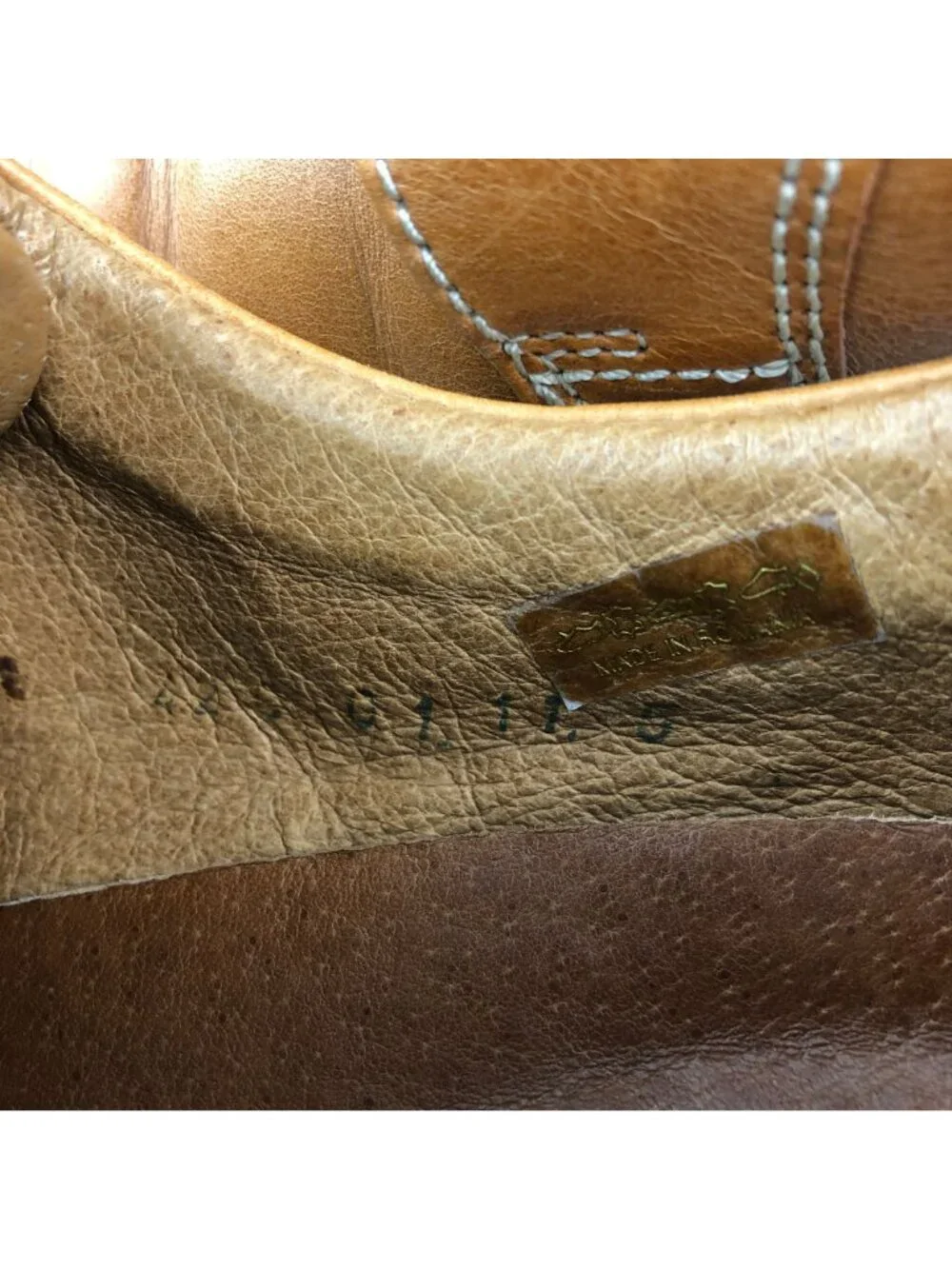Josef Seibel Men's EU 42 (9) Brown Leather Closed Toe Lace-Up Casual Dress Shoes